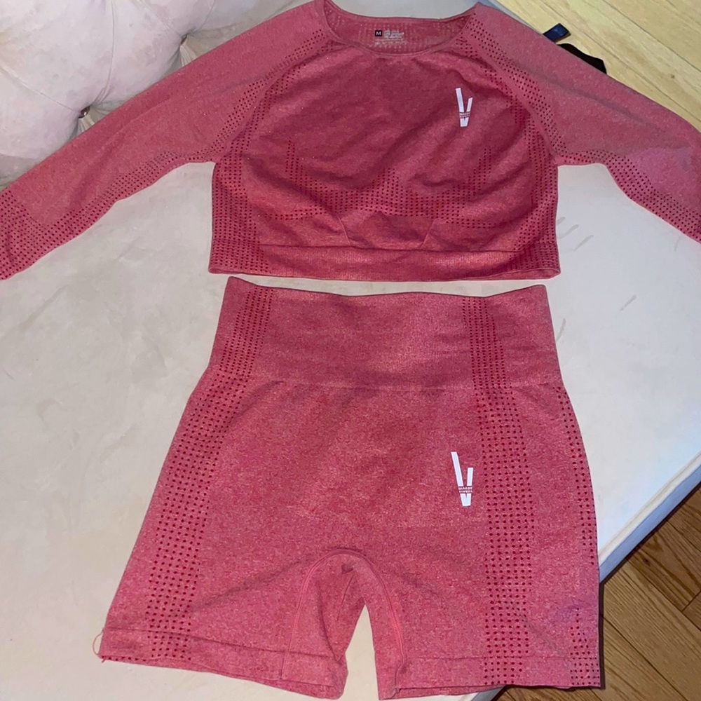 Two piece workout outfit